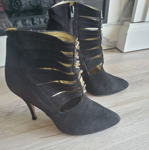 Suede Booties - Picture 2 of 3